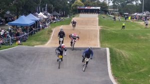 First straight at Knox BMX track