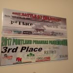 Retro racing winner cheque